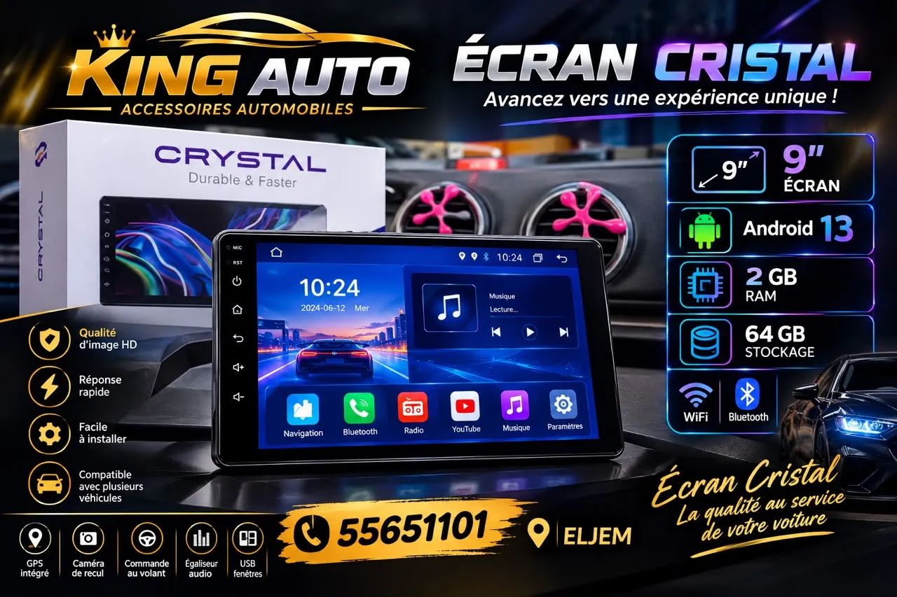 Écran Android crystal 